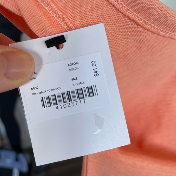 Free People Peach colored Pure Barre tank - Picture 2 of 3